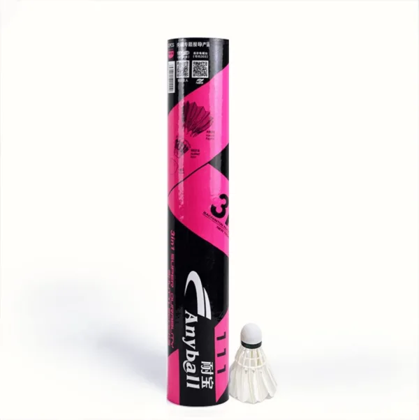 1 dozen Super quality 3 In 1 Super Durable Anyball 111 Badminton Feather Shuttlecock - Image 3