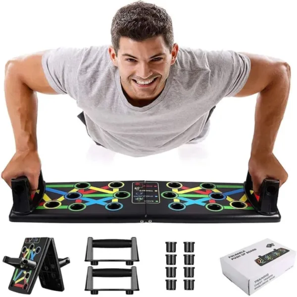 Adjustable Foldable Pushup Board 9 in 1