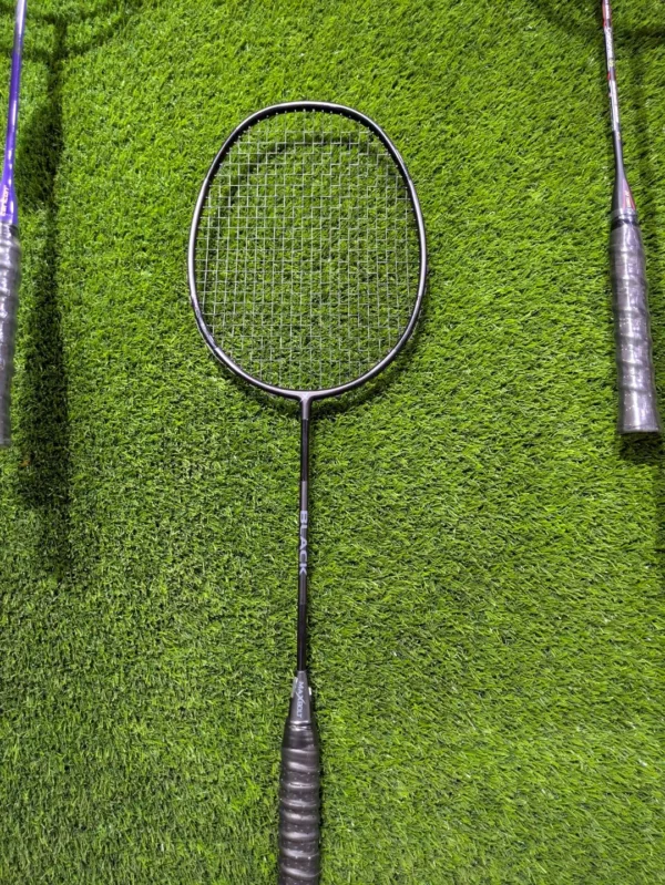 MAXBOLT BLACK With String Badminton Racket Bat (Korea Imported)