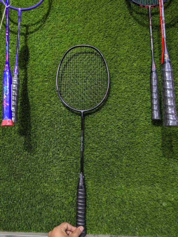MAXBOLT BLACK With String Badminton Racket Bat (Korea Imported) - Image 2